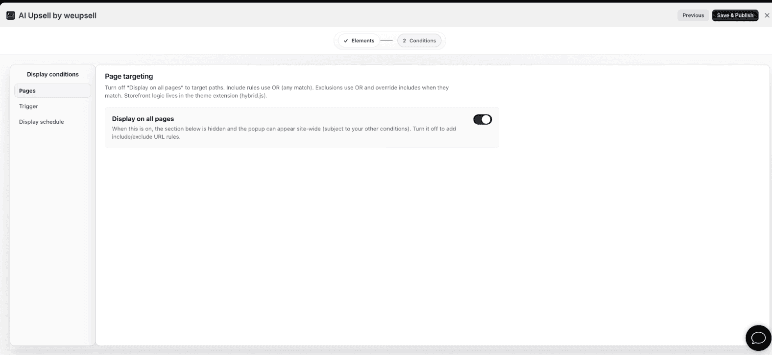 Step 4: Configure Display Conditions