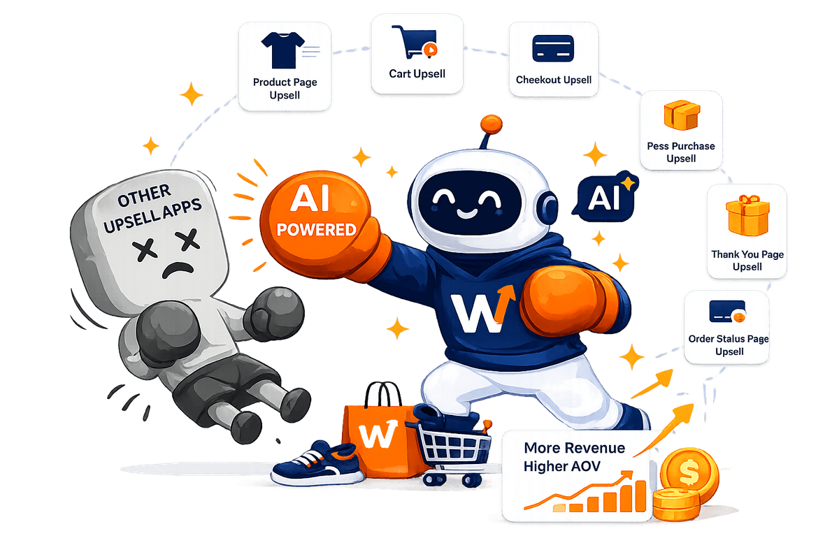 WeUpsell vs Selleasy — AI-powered Shopify upsell comparison