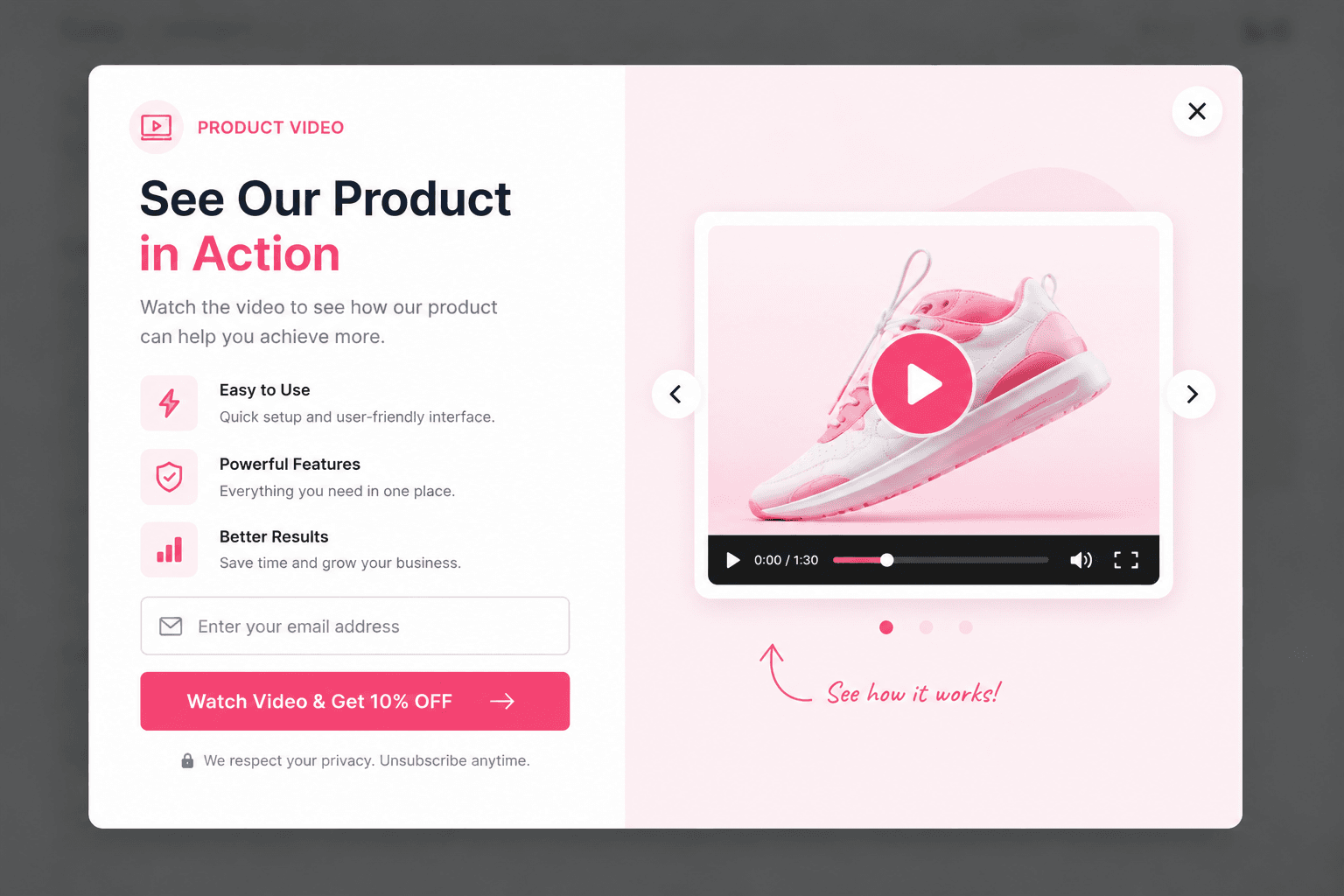 Product Video Slider