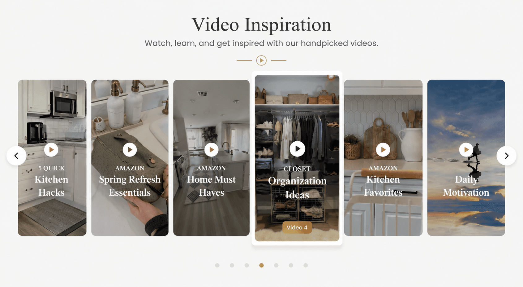 Video Slider Block