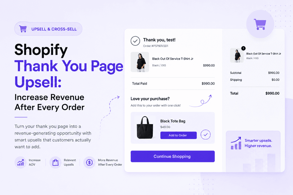 Shopify Thank You Page Upsell: Increase Revenue After Every Order
