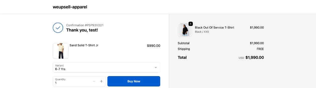 Shopify Thank You Page Upsell: Increase Revenue After Every Order