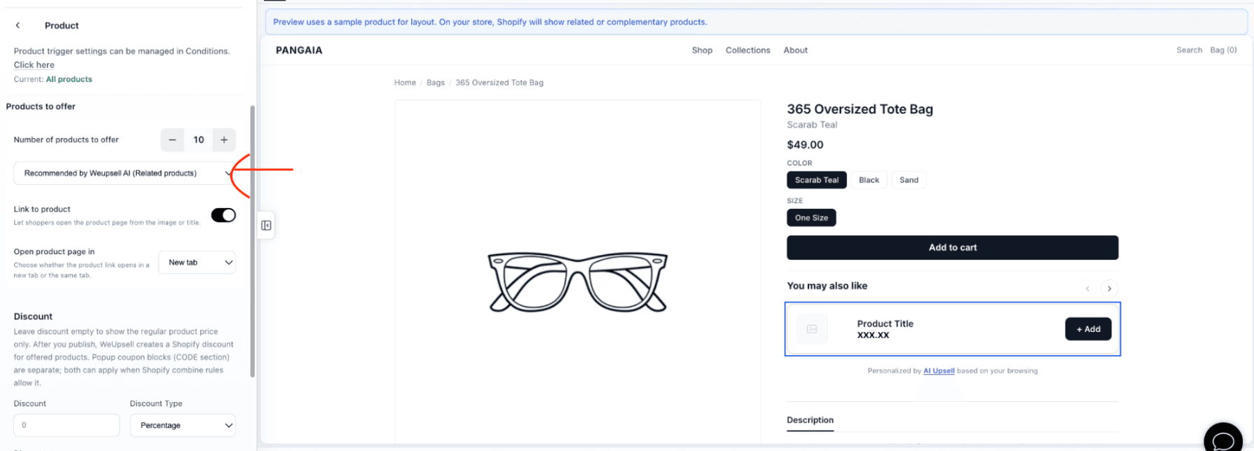 Step 2: Open Product Settings