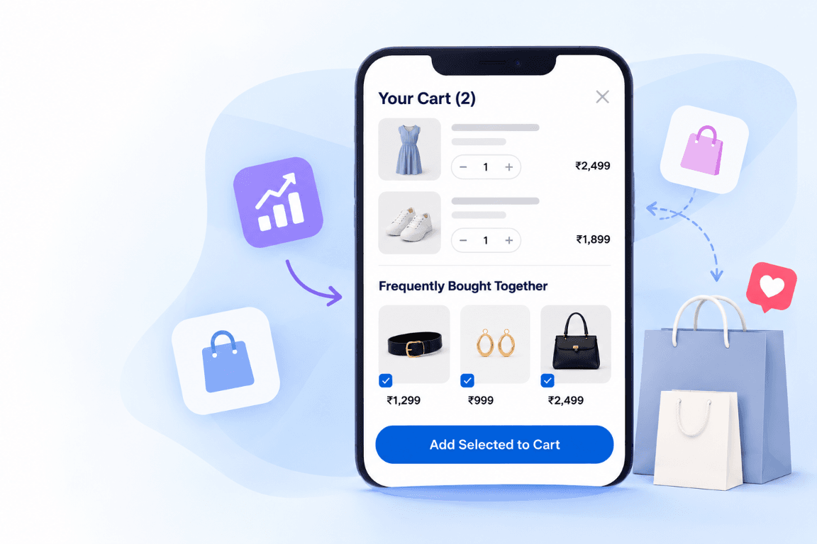 Smart cart drawer upsells and rewards