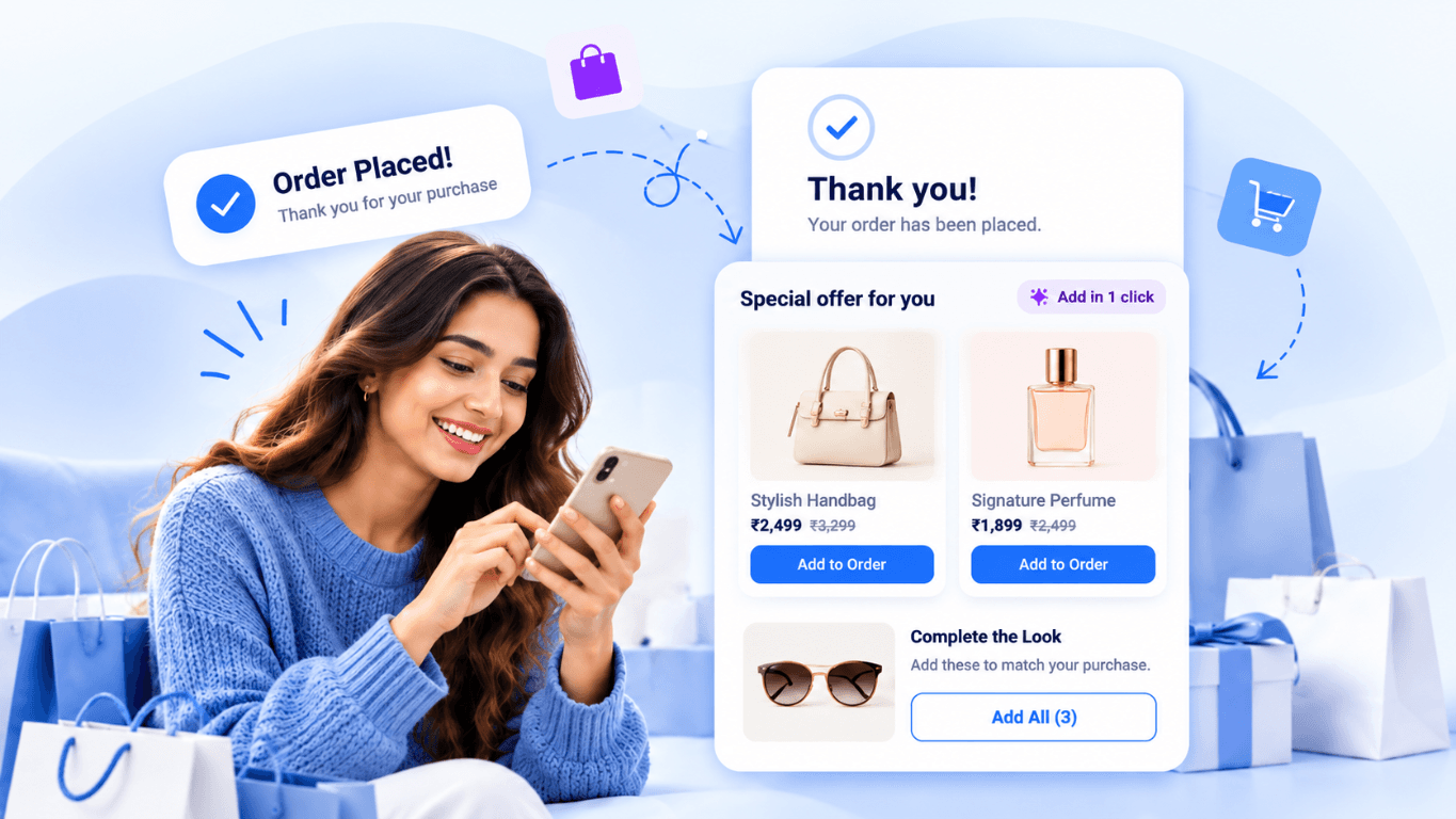 Post-purchase and thank you page upsells